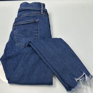 LOFT High Rise Skinny Petite Jeans